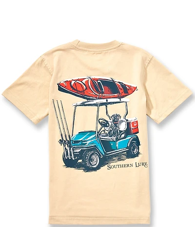 Southern Lure Big Boys Short Sleeve Cart Dog Graphic T-Shirt