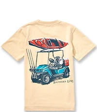 Southern Lure Big Boys Short Sleeve Cart Dog Graphic T-Shirt