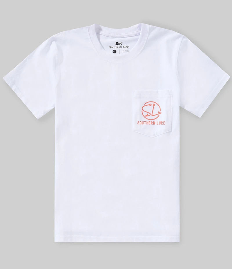 Southern Lure Big Boys Short-Sleeve USA Golden Retriever Graphic T-Shirt