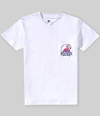 Southern Lure Big Boys Short Sleeves Miami Flamingo Graphic T-Shirt
