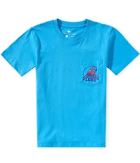 Southern Lure Big Boys Short Sleeves Miami Flamingo Graphic T-Shirt