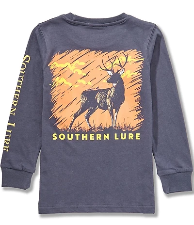 Southern Lure Big Boys Sunset Buck Long-Sleeve T-Shirt