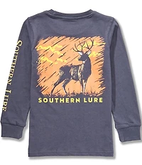 Southern Lure Big Boys Sunset Buck Long-Sleeve T-Shirt