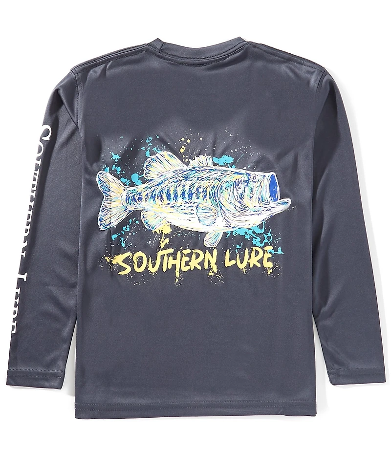 Southern Lure Big Boys UV50 Neon Bass Long-Sleeve Shirt