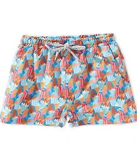 Southern Lure Little Boys Ice Cream Printed Volley Swim Trunks
