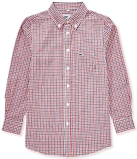 Southern Lure Long-Sleeve Gingham Woven Shirt