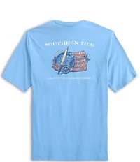 Southern Tide Americana Trout Basket Short Sleeve T-Shirt