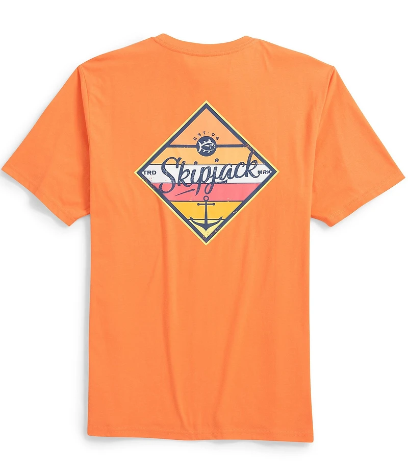 Southern Tide Anchor At Sunset Short Sleeve T-Shirt