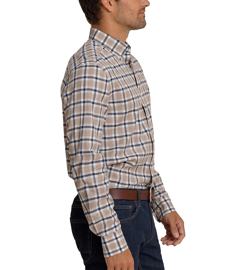 Southern Tide Beachrock Plaid Long Sleeve Woven Shirt