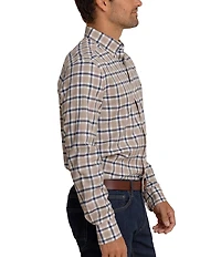 Southern Tide Beachrock Plaid Long Sleeve Woven Shirt
