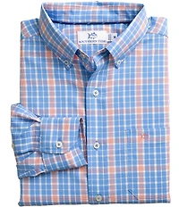 Southern Tide Beckenham Plaid Long Woven Dress Shirt