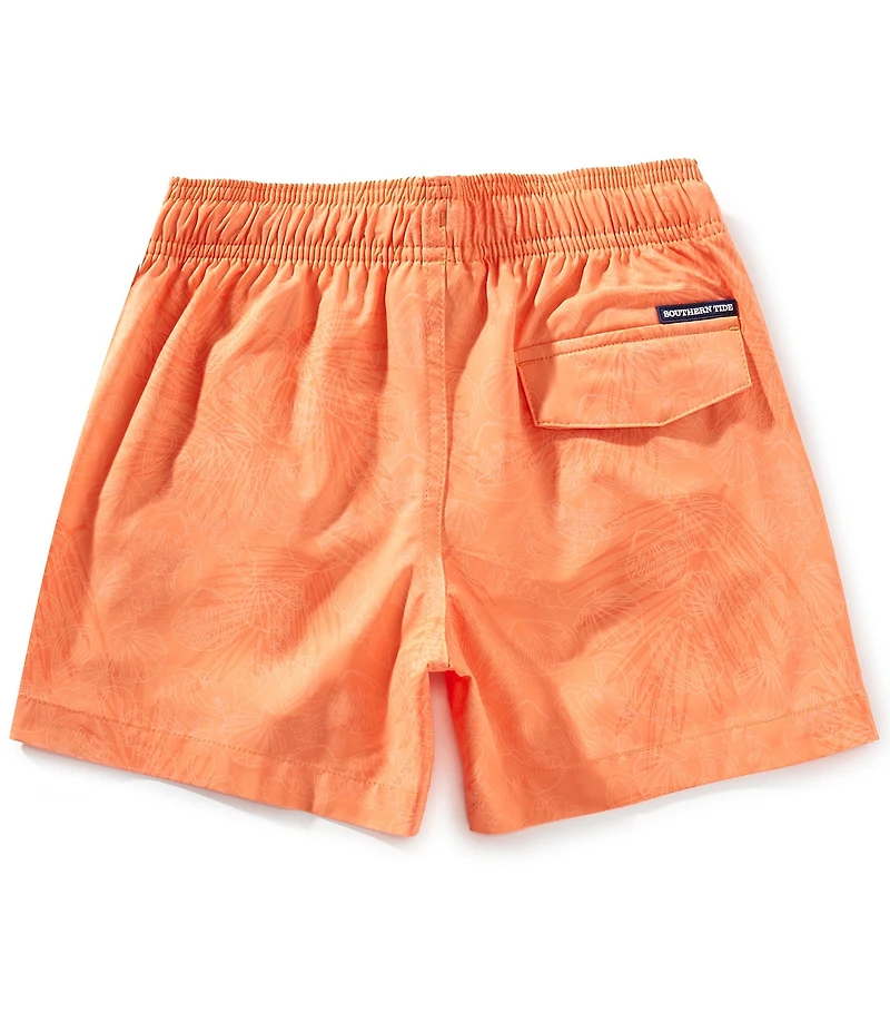 Southern Tide Big Boys Palm Tree Caution Swim Trunks