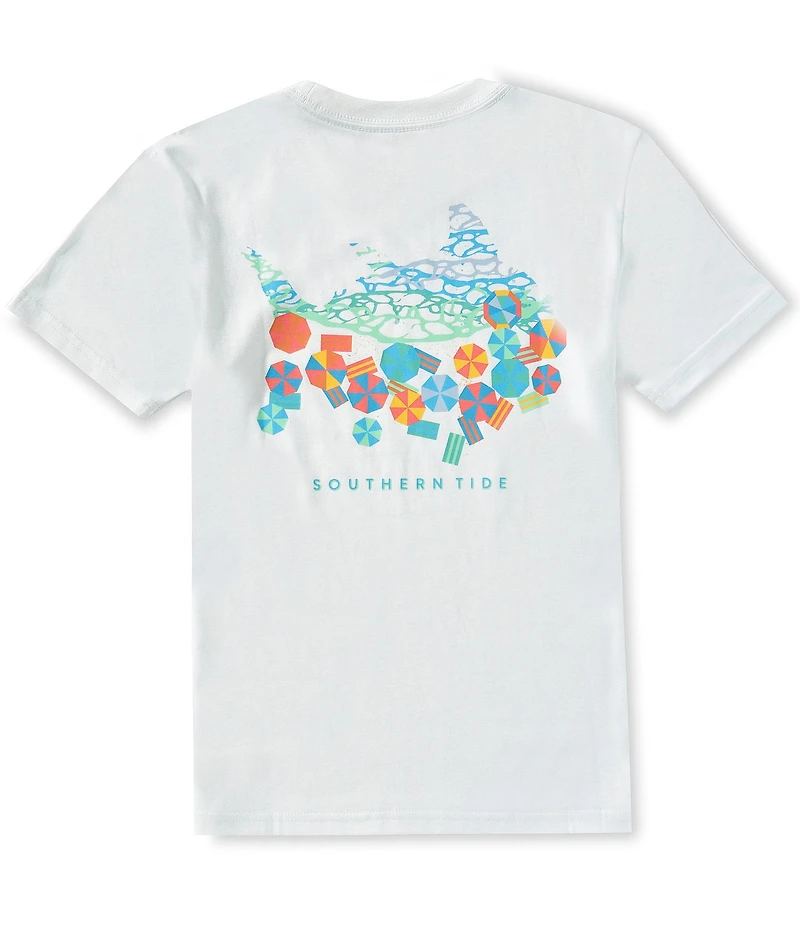 Southern Tide Big Boys Umbrellas T-Shirt