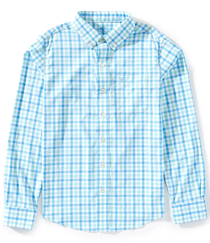 Southern Tide Big Boys Albemarie Plaid Intercoastal Sportshirt