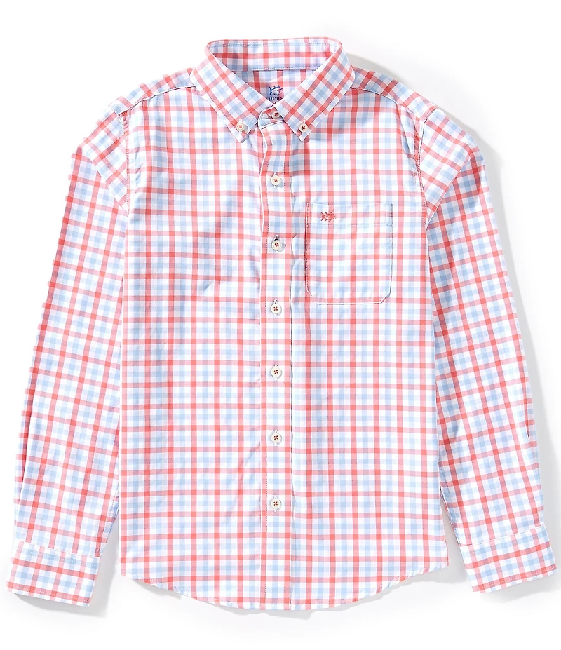 Southern Tide Big Boys Albemarie Plaid Intercoastal Sportshirt