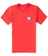 Southern Tide Big Boys American Firework Skipjack Short-Sleeve T-Shirt