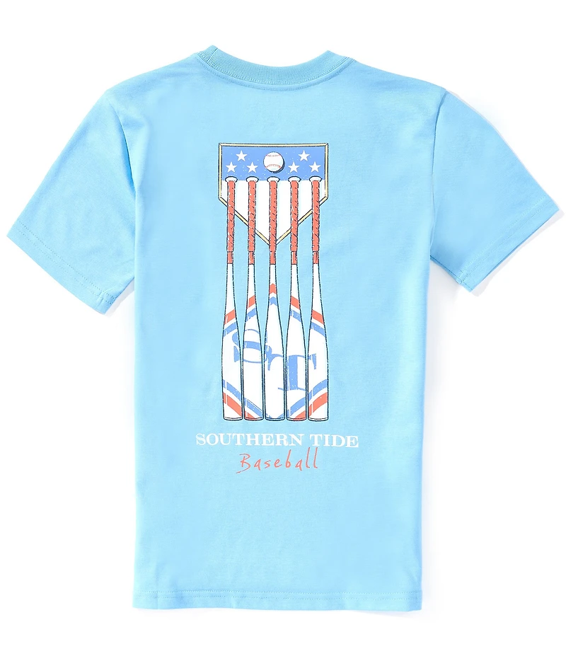 Southern Tide Big Boys American Patriotic Bats Short-Sleeve T-Shirt
