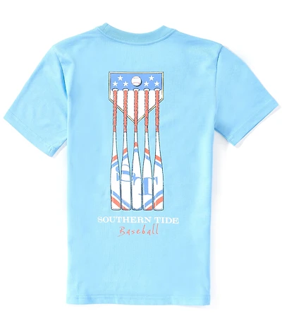 Southern Tide Big Boys American Patriotic Bats Short-Sleeve T-Shirt
