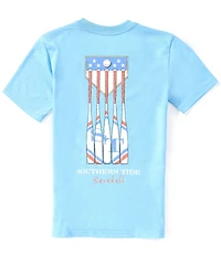 Southern Tide Big Boys American Patriotic Bats Short-Sleeve T-Shirt