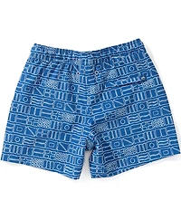 Southern Tide Big Boys Americana Nautical Flags Printed Swim Trunks
