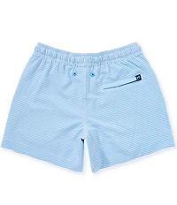 Southern Tide Big Boys Gulf Haven Seersucker Stripe Swim Trunks