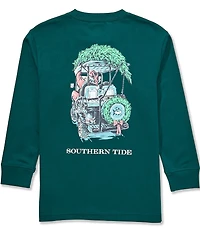 Southern Tide Big Boys Long Sleeve Holiday Graphic T-Shirt
