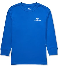 Southern Tide Big Boys Long Sleeve Skipjack Lights Graphic T-Shirt
