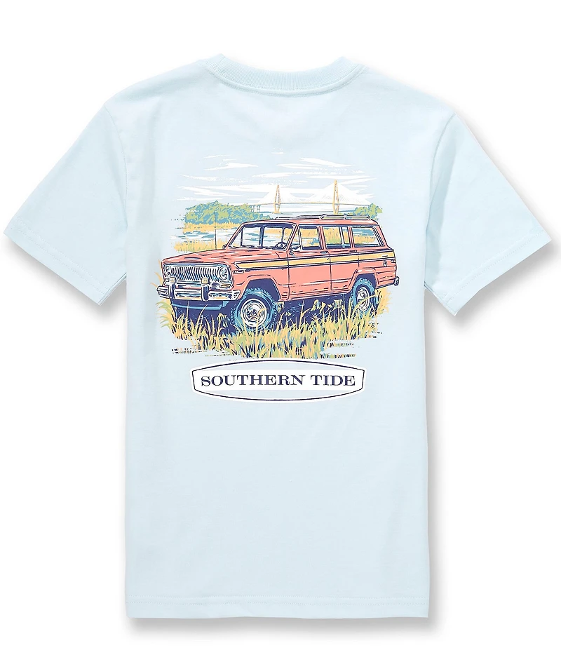 Southern Tide Big Boys Marsh Wagon Short Sleeve T-Shirt