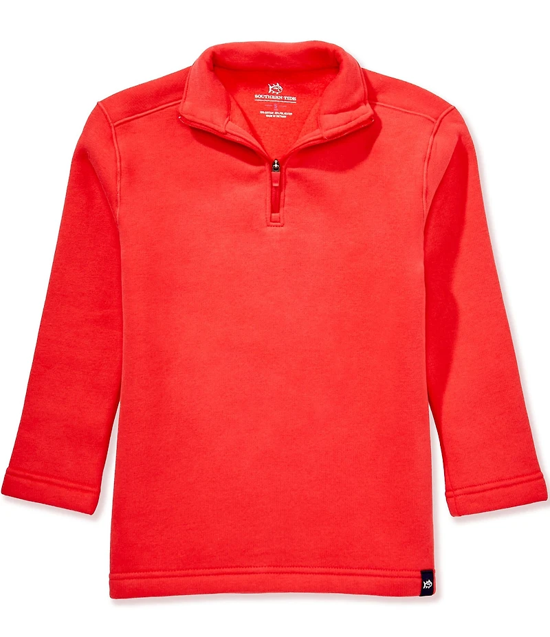 Southern Tide Big Boys Millview Fleece Quarter Zip Long Sleeve Pullover