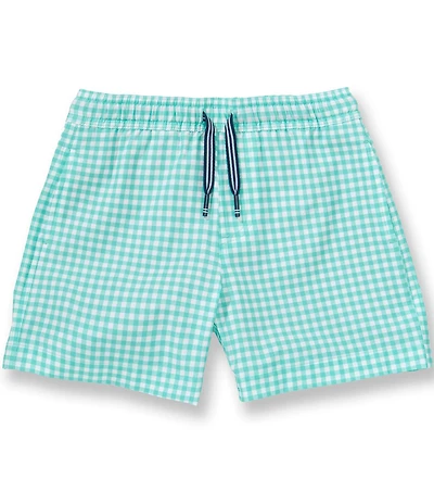 Southern Tide Big Boys Pelican Bay Gingham Maritime Swim Trunks