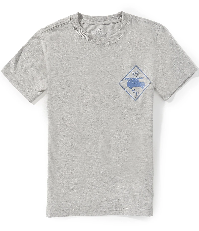 Southern Tide Big Boys Scout Adventure Short Sleeve Graphic T-Shirt
