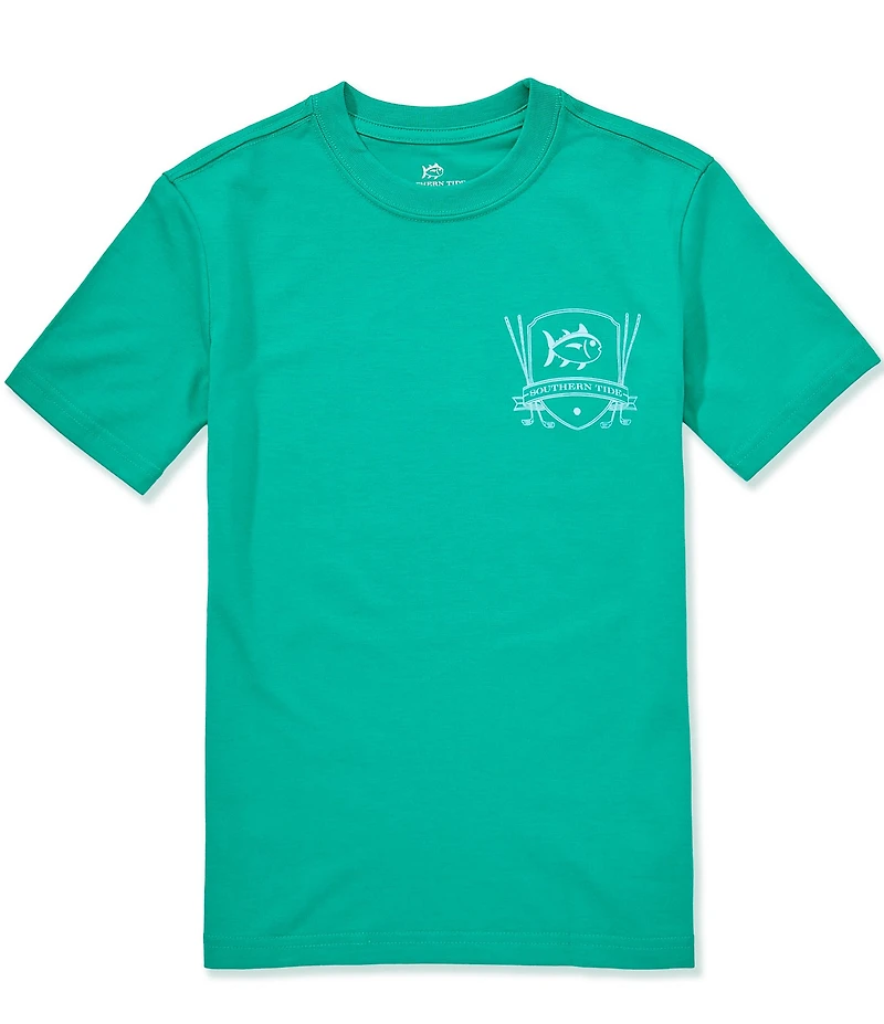 Southern Tide Big Boys Skipjack Classic Badge Short Sleeve T-Shirt