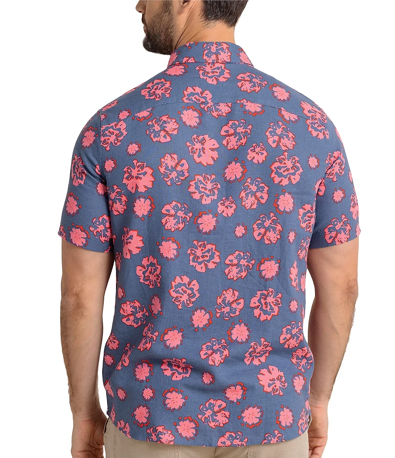 Southern Tide Blossom Bliss Short Sleeve Woven Shirt