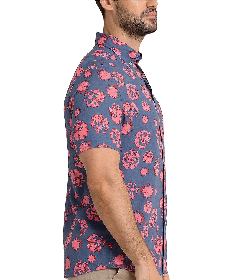 Southern Tide Blossom Bliss Short Sleeve Woven Shirt