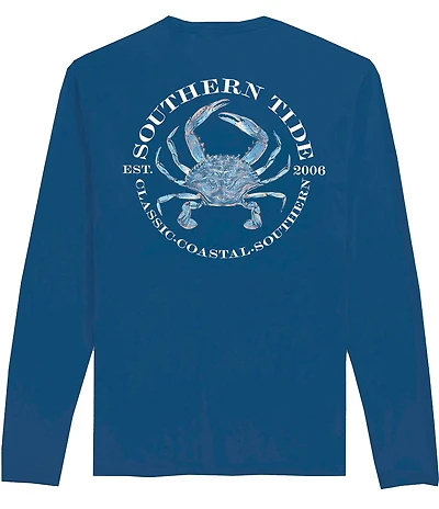 Southern Tide Blue Crab Long Sleeve T-Shirt