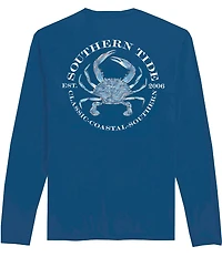 Southern Tide Blue Crab Long Sleeve T-Shirt