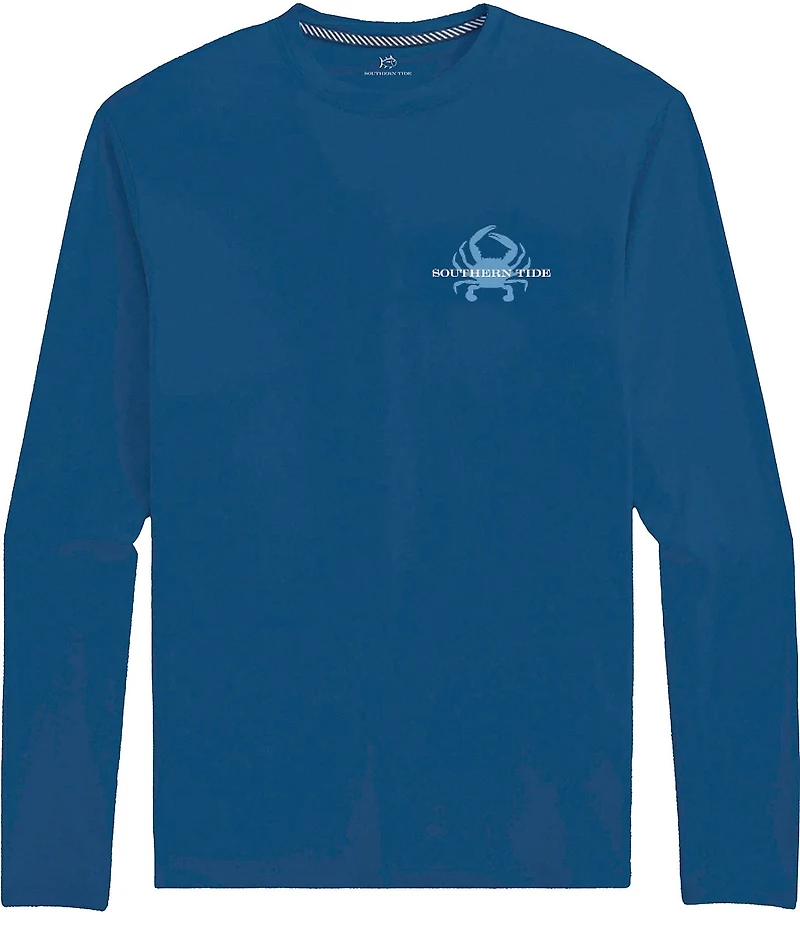 Southern Tide Blue Crab Long Sleeve T-Shirt