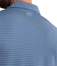 Southern Tide Brrr°-Eeze Claxton Stripe Short Sleeve Polo Shirt