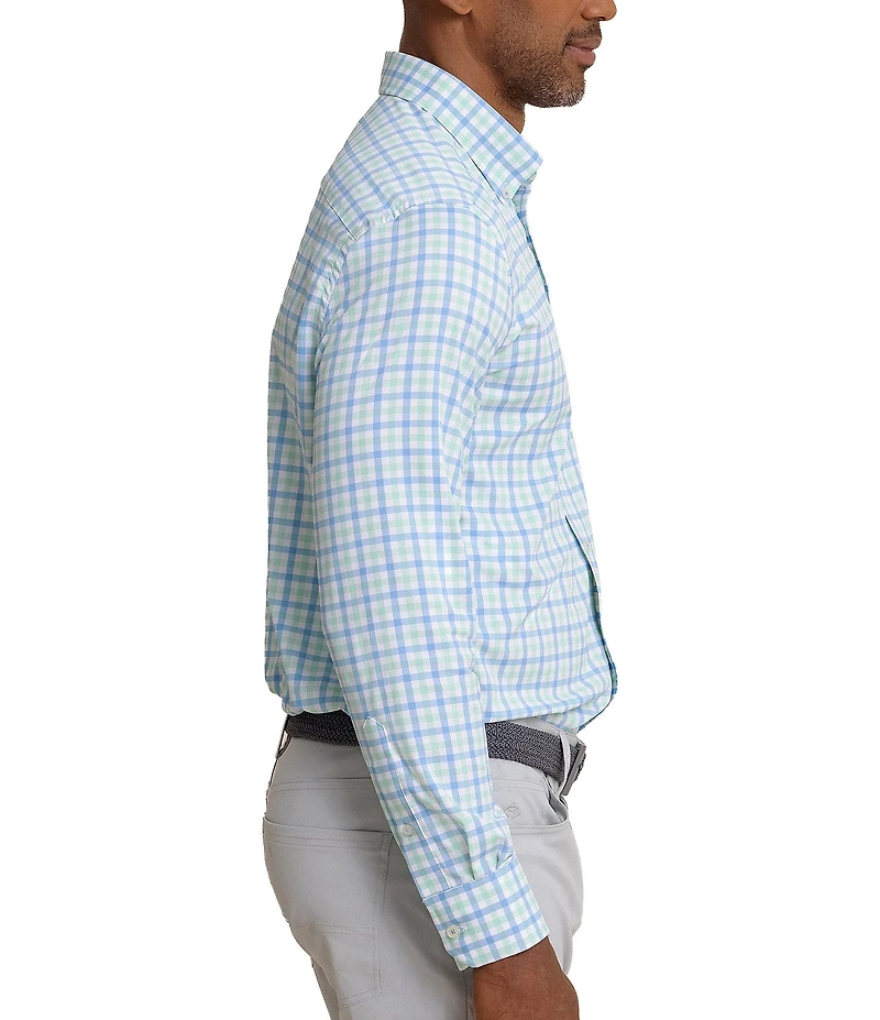 Southern Tide Brrr° Intercoastal Albemarle Gingham Long Sleeve Woven Shirt