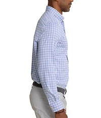 Southern Tide Brrr° Intercoastal Sunset Harbor Long Sleeve Woven Performance Shirt