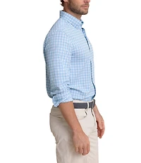 Southern Tide Brrr° Intercoastal Sunset Harbor Long Sleeve Woven Shirt