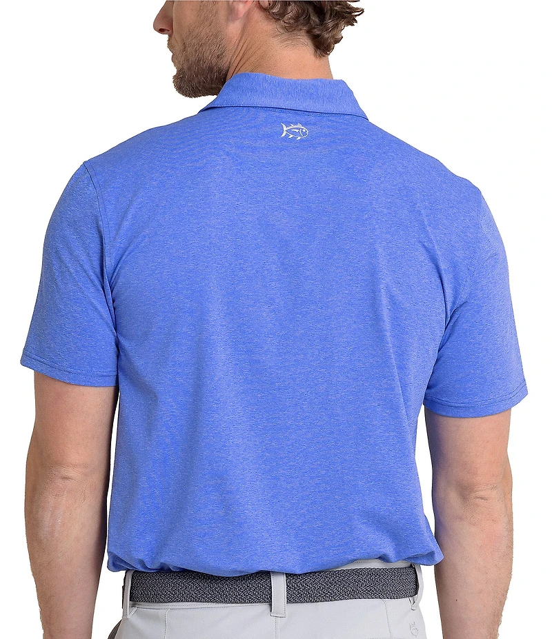 Southern Tide Brrr°®-eeze Heather Performance Stretch Short Sleeve Polo Shirt