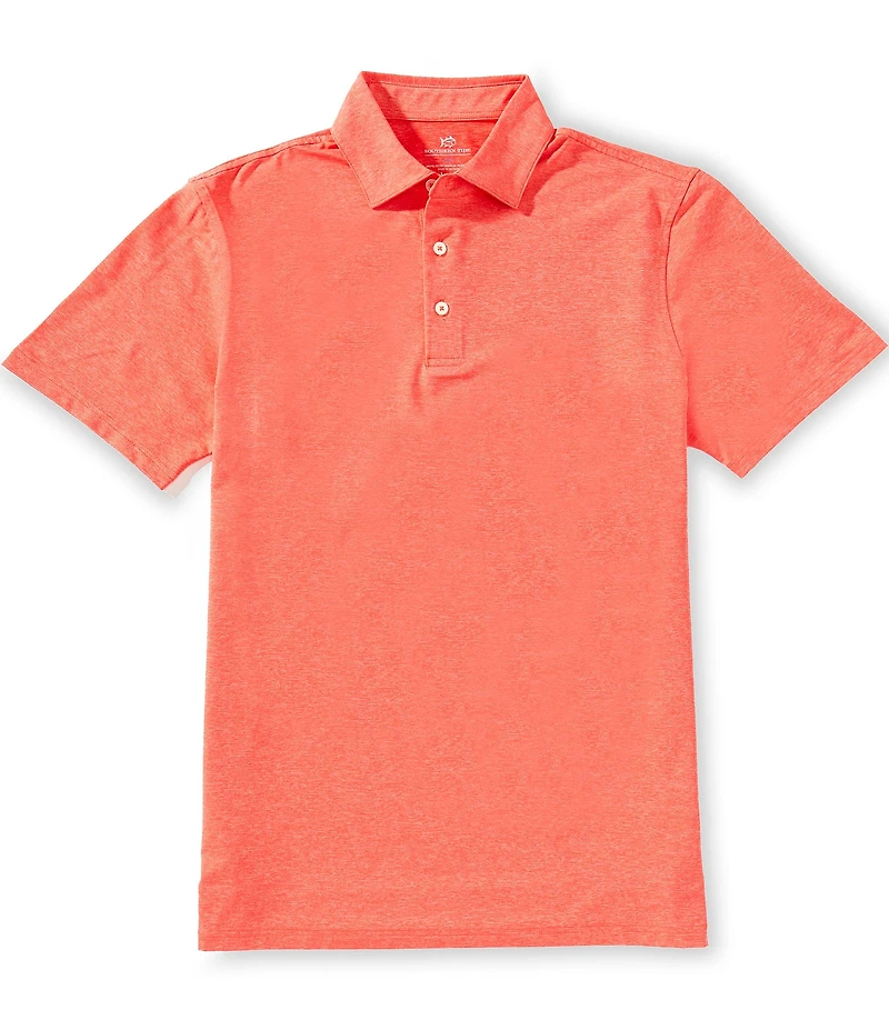 Southern Tide Brrr°®-eeze Heather Performance Stretch Short Sleeve Polo Shirt