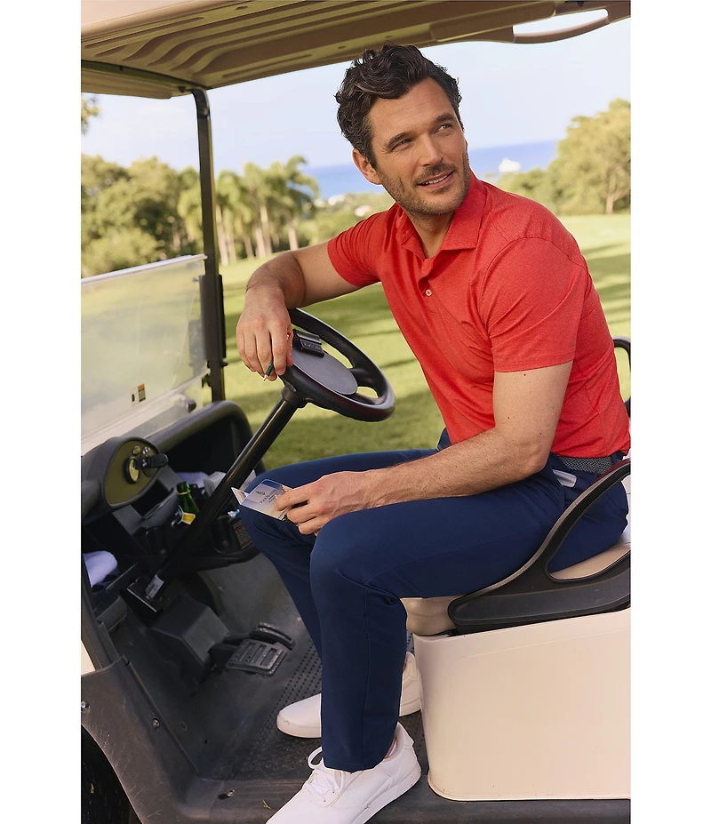 Southern Tide Brrr°®-eeze Heather Performance Stretch Short Sleeve Polo Shirt