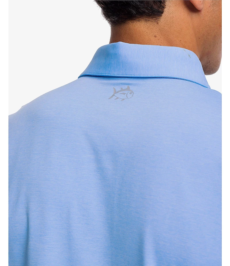 Southern Tide Brrr°®-eeze Heather Performance Stretch Short Sleeve Polo Shirt