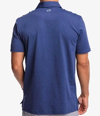 Southern Tide Brrr°®-eeze Heather Performance Stretch Short Sleeve Polo Shirt