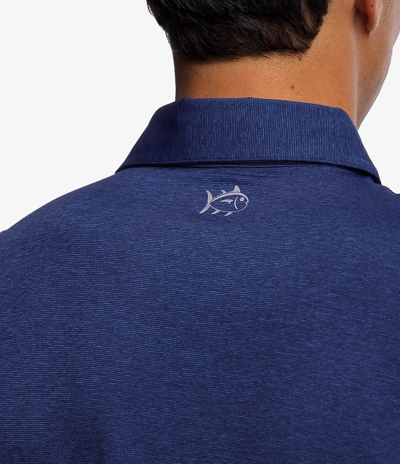 Southern Tide Brrr°®-eeze Heather Performance Stretch Short Sleeve Polo Shirt