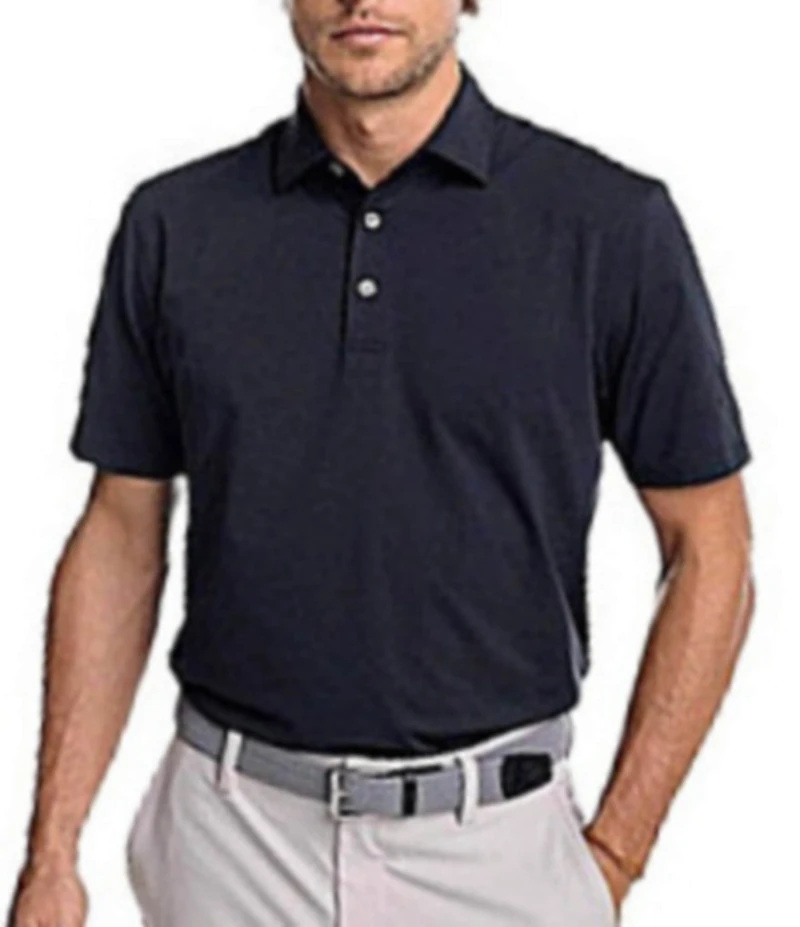 Southern Tide Brrr°®-eeze Heather Performance Stretch Short Sleeve Polo Shirt