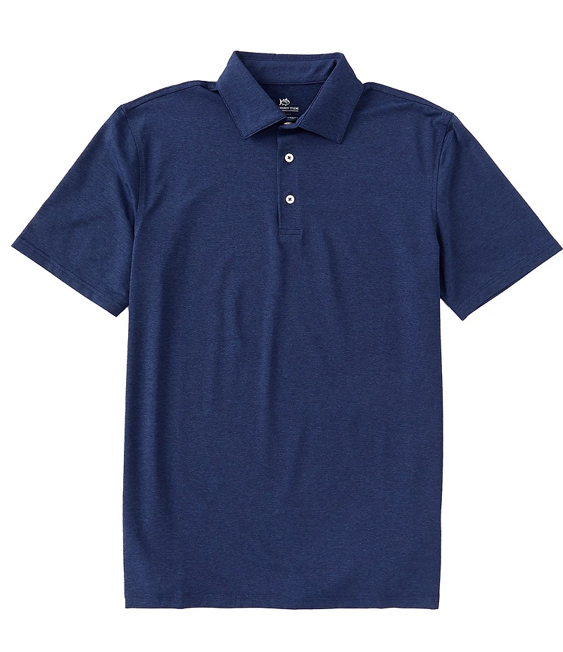 Southern Tide Brrr°®-eeze Heather Performance Stretch Short Sleeve Polo Shirt