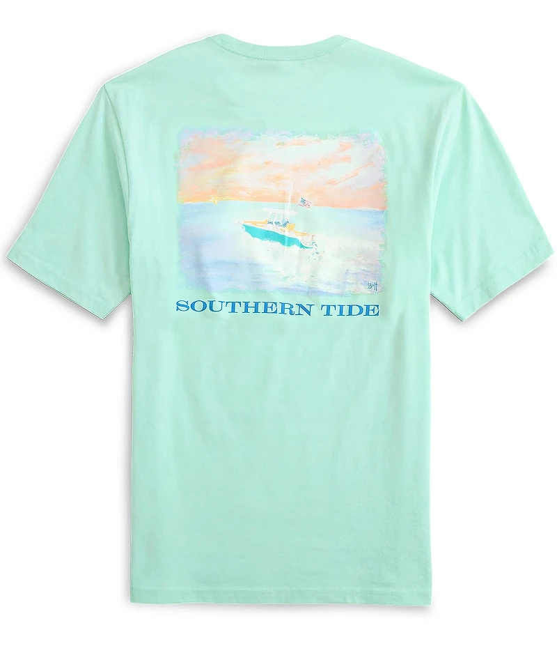 Southern Tide Center Console Short Sleeve T-Shirt